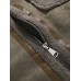 Mens Warm Faux Suede Long Sleeve Shearling Lined Hooded Coats With Pocket