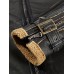 Mens Zipper Multi Pocket Warm Sherpa Lining Vintage Long Sleeve PU Leather Motorcycle Jacket