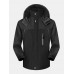 Mens Thicken Reflective Warm Outdoor Overhead Cargo Down Jacket